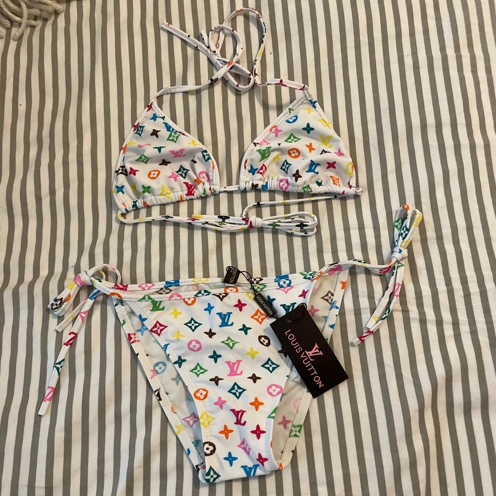 WHITE Designer inspired bikini